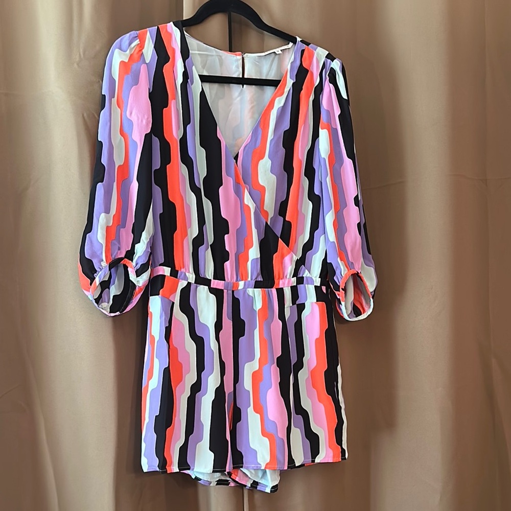 Colorful Annie Griffin Patterned Romper
